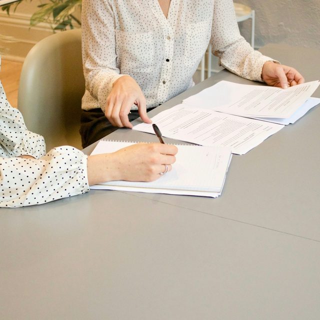 Assinatura de contrato
