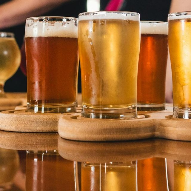 Taça de chopes variados