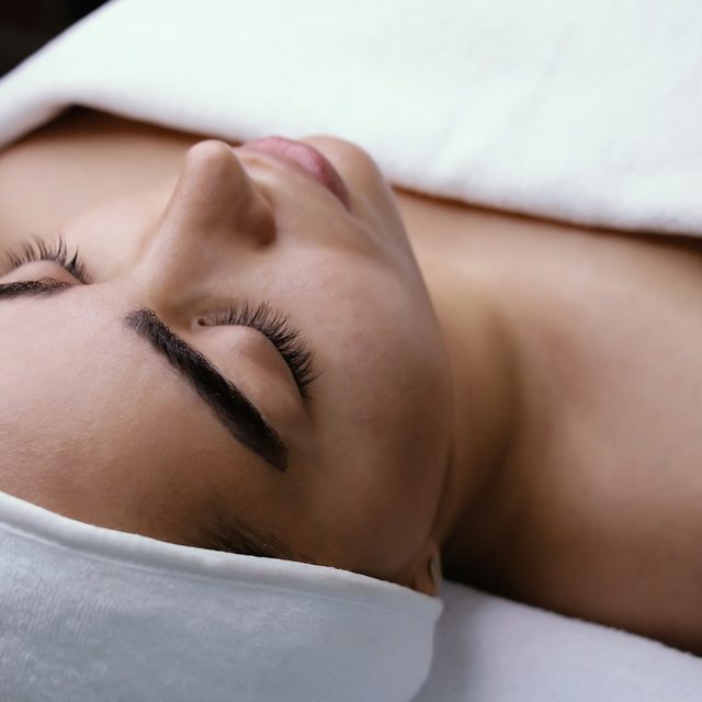 Tratamento facial relaxante
