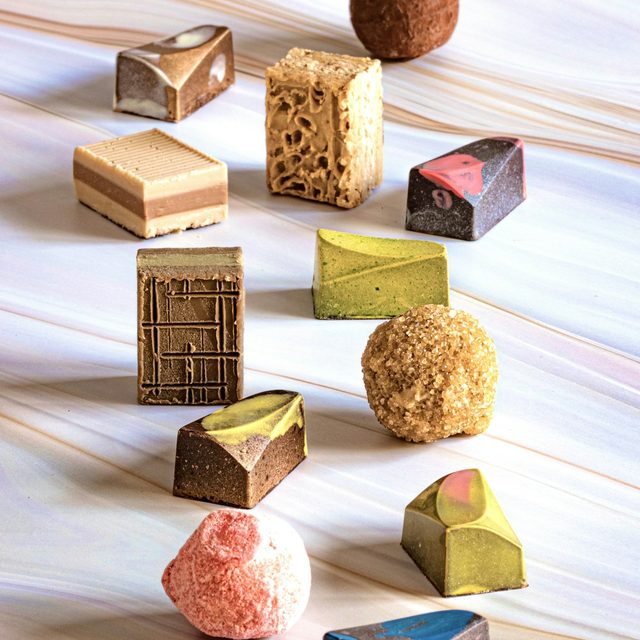Bombons de chocolate variados